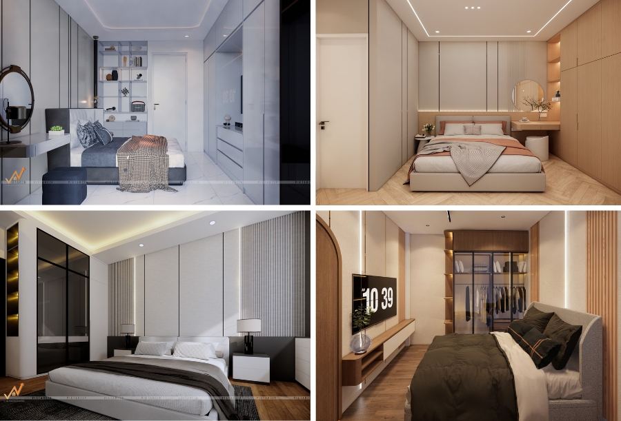 Một số mẫu phòng ngủ 20m2 hiện đại