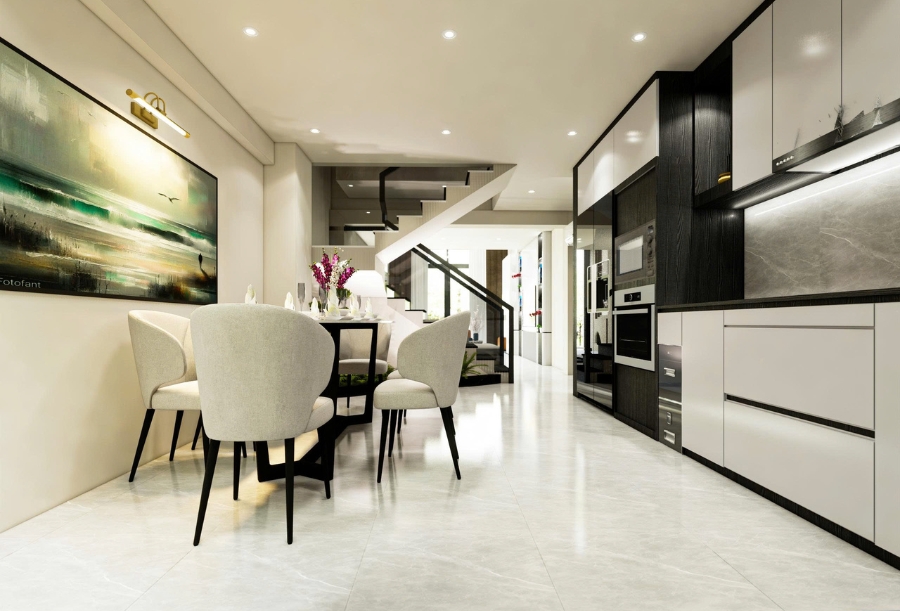 Sàn nhà sau khi cải tạo cần đảm bảo yếu tố thẩm mĩ phù hợp với phong cách của cả căn nhà