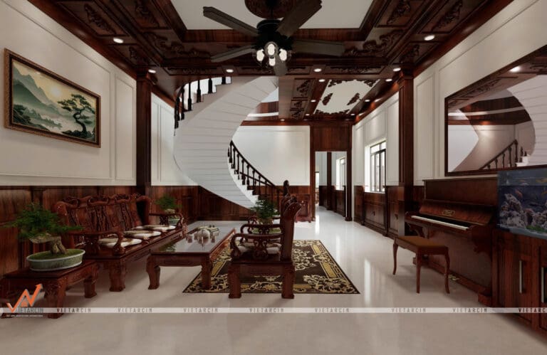 Cải tạo nhà phố thành biệt thự chị Loan - An Giang - 3