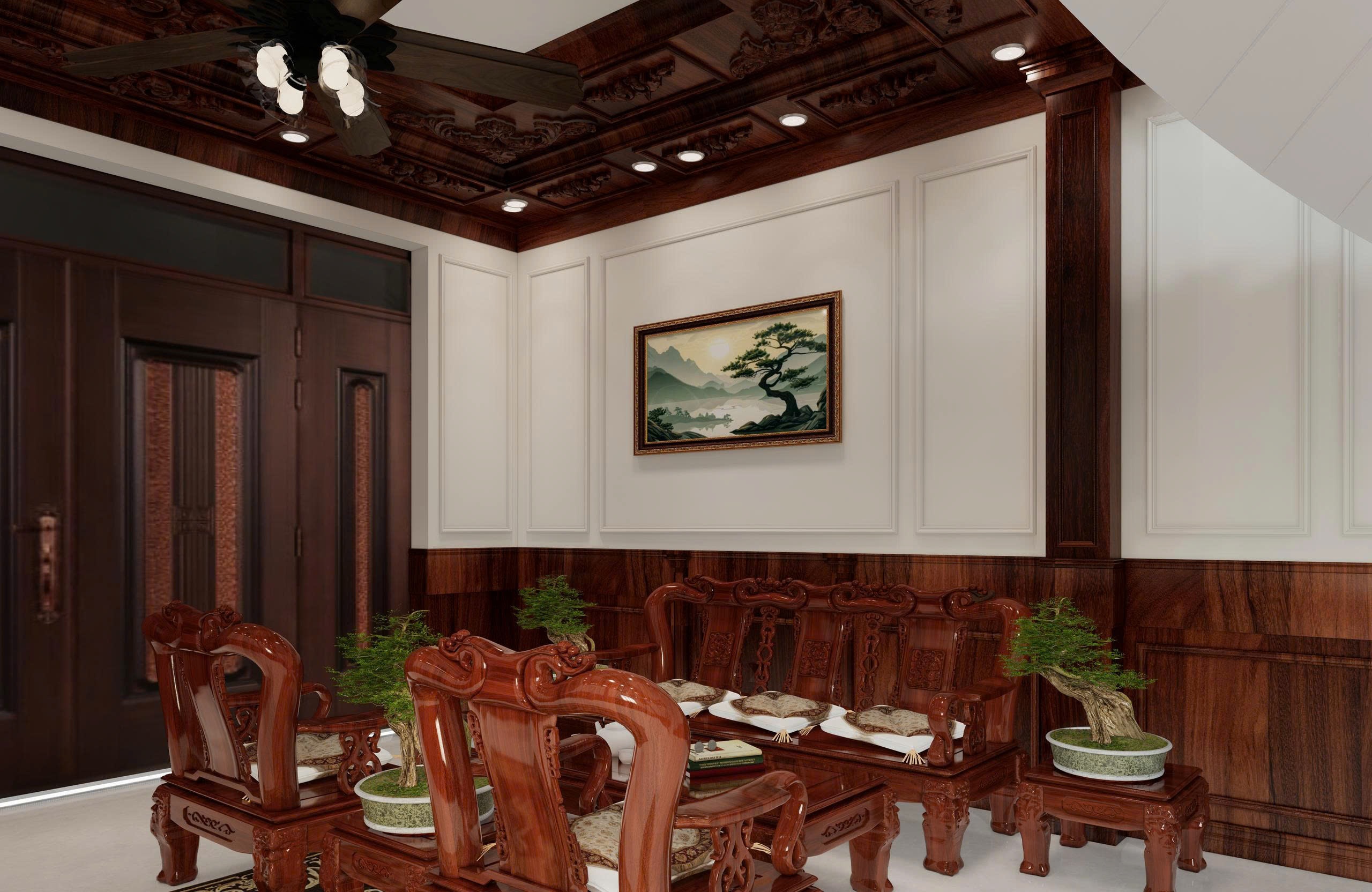 Cải tạo nhà phố thành biệt thự chị Loan - An Giang - 66