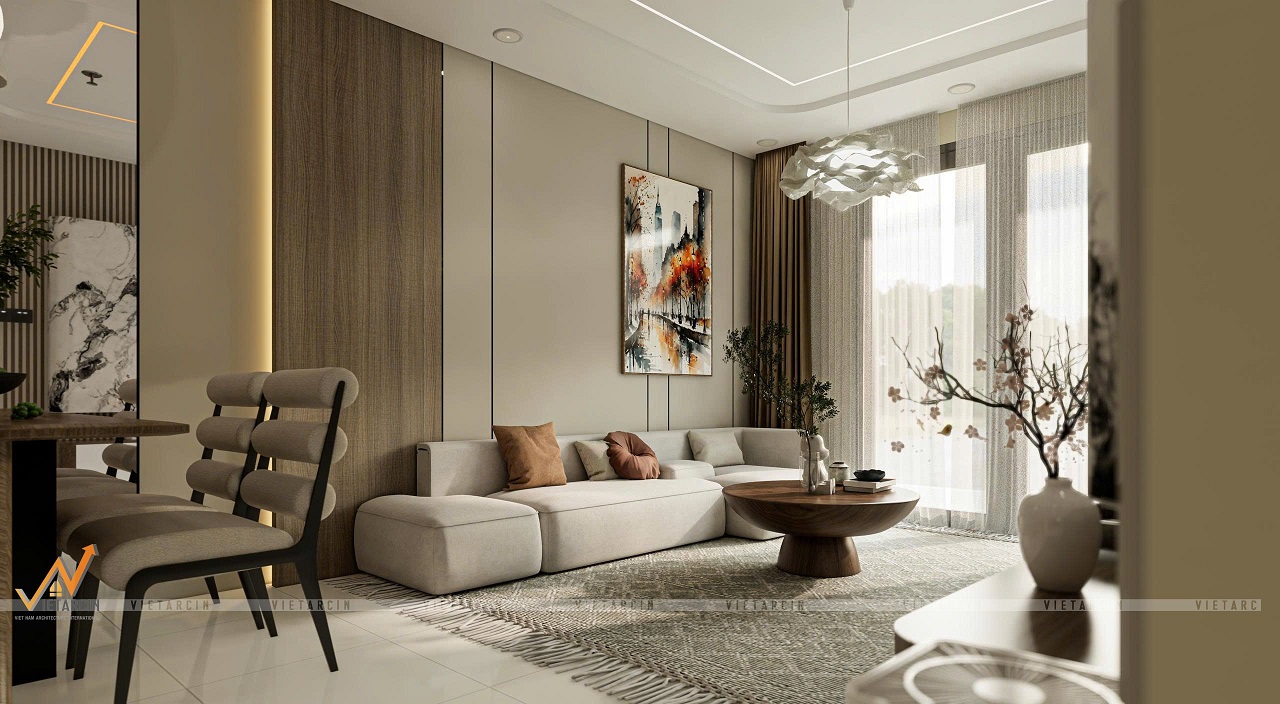Giải pháp thiết kế thi công nội thất - căn hộ de Capella chị Hà - Quận 2