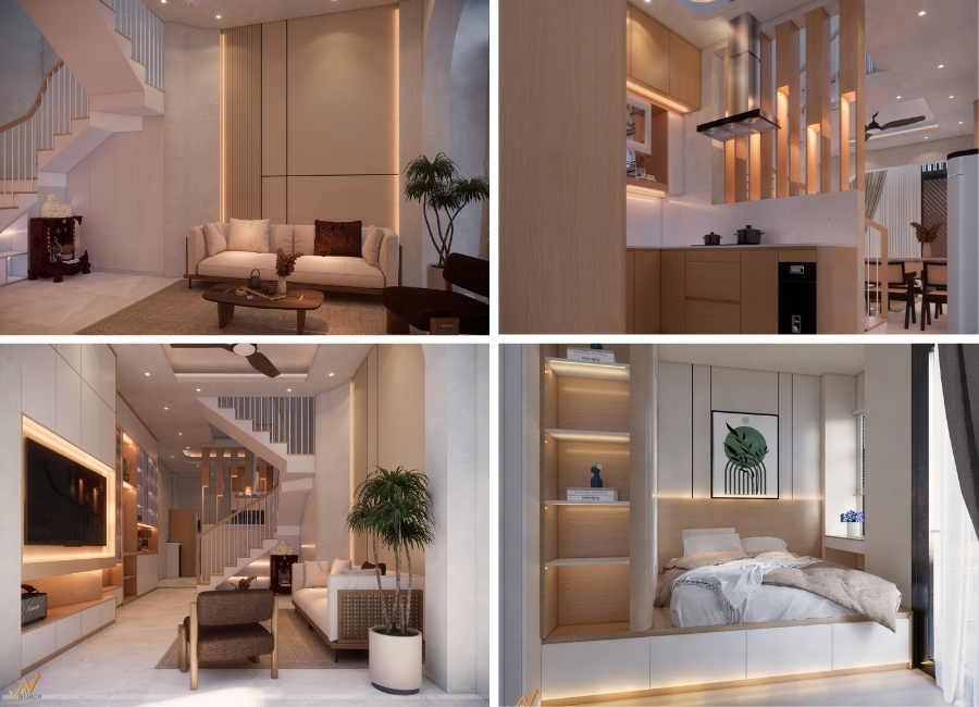 Một số hình ảnh của dự án cải tạo nhà anh Phước
