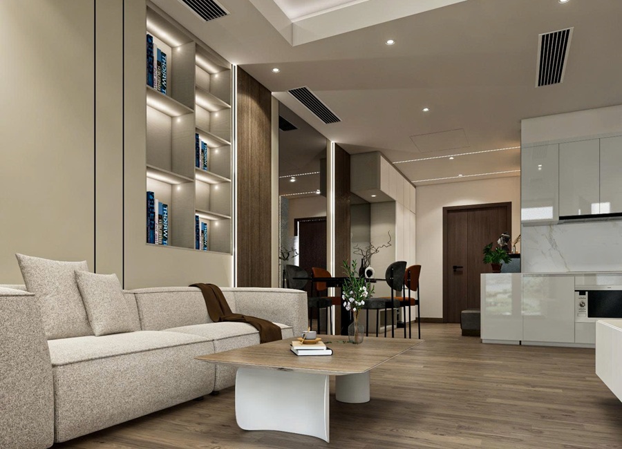 Sử dụng nội thất hiện đại 