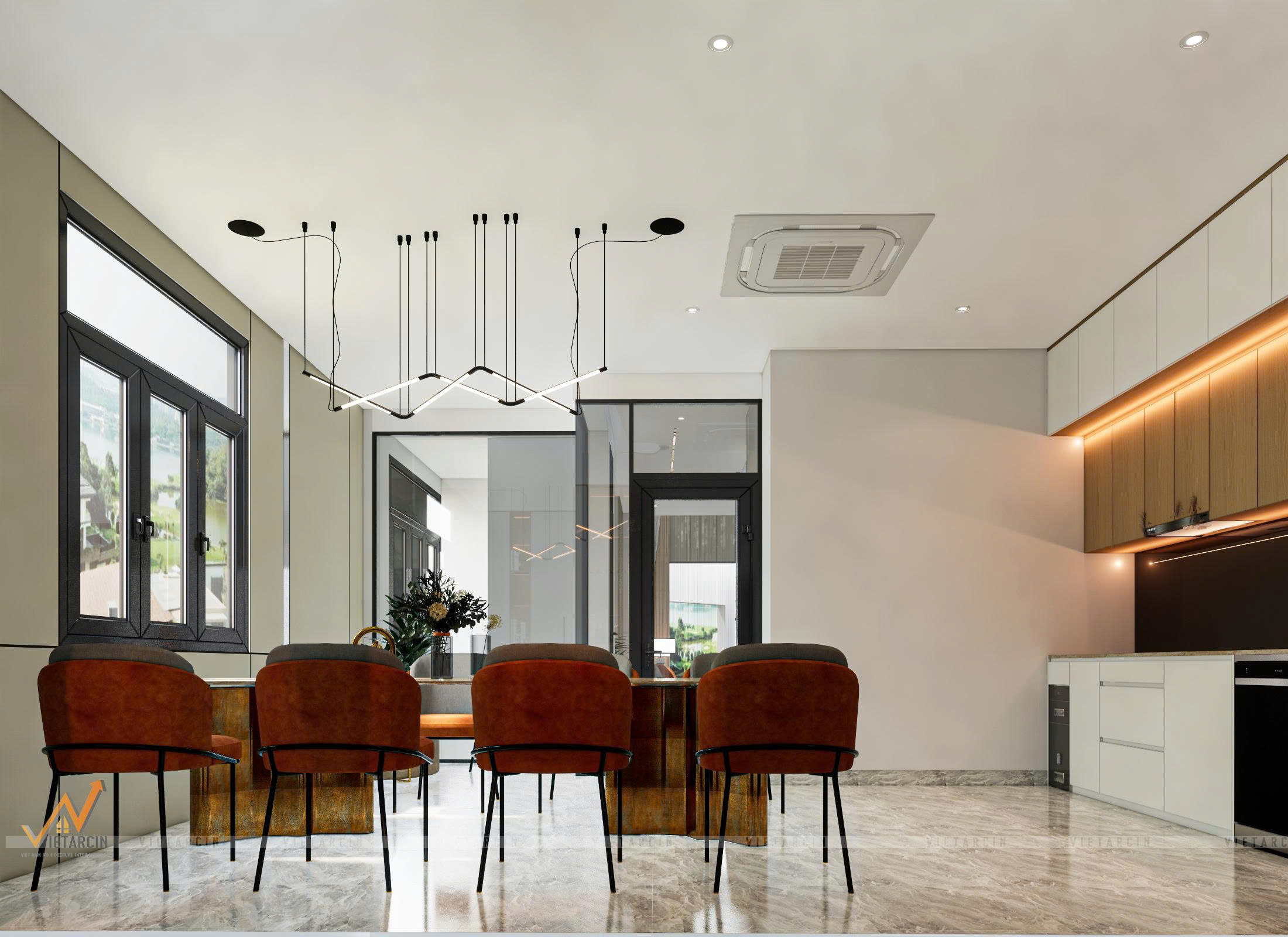 Thiết kế nội thất nhà phố anh Thành Quận 6 - 13