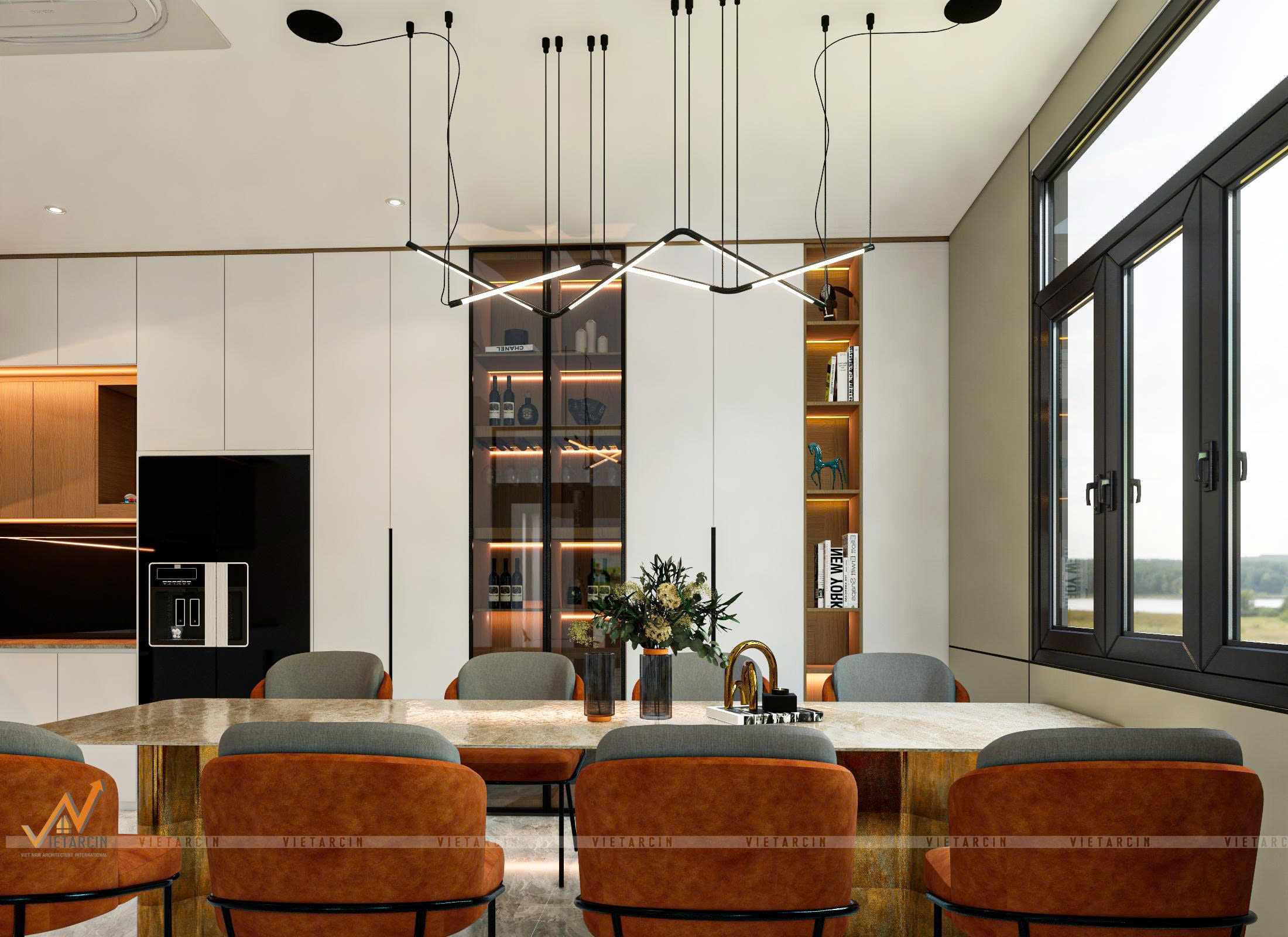 Thiết kế nội thất nhà phố anh Thành Quận 6 - 14