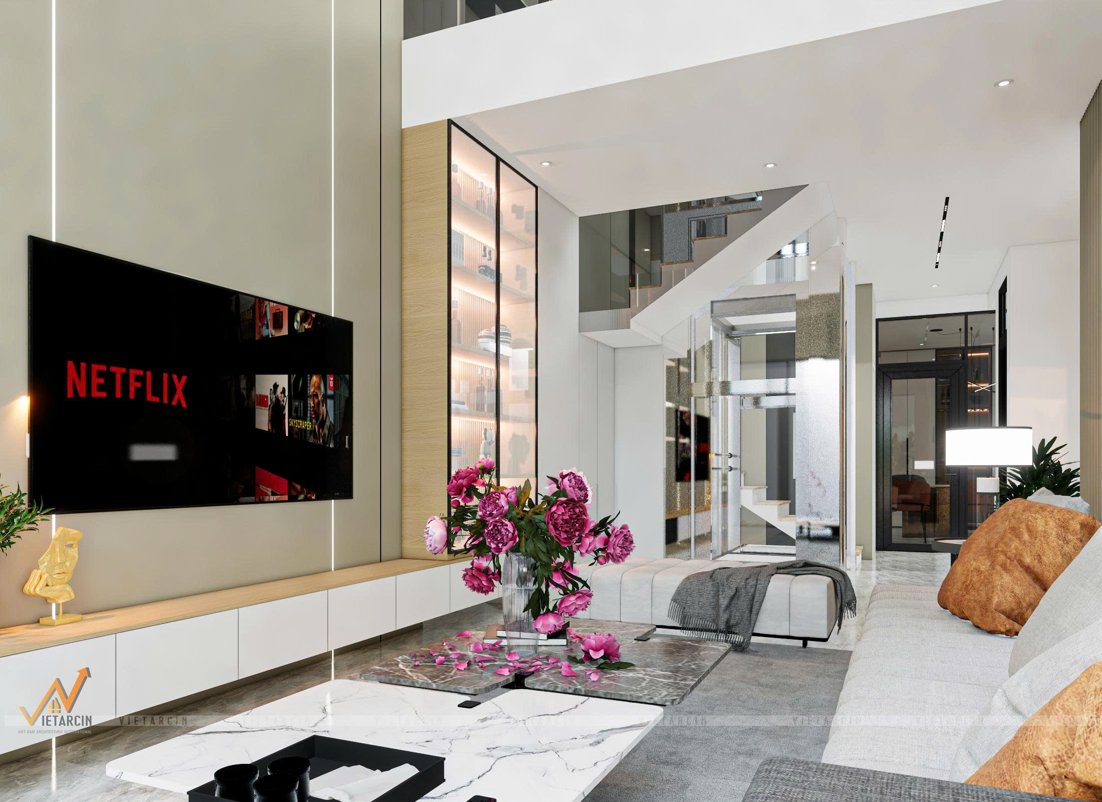 Thiết kế nội thất nhà phố anh Thành Quận 6 - 30