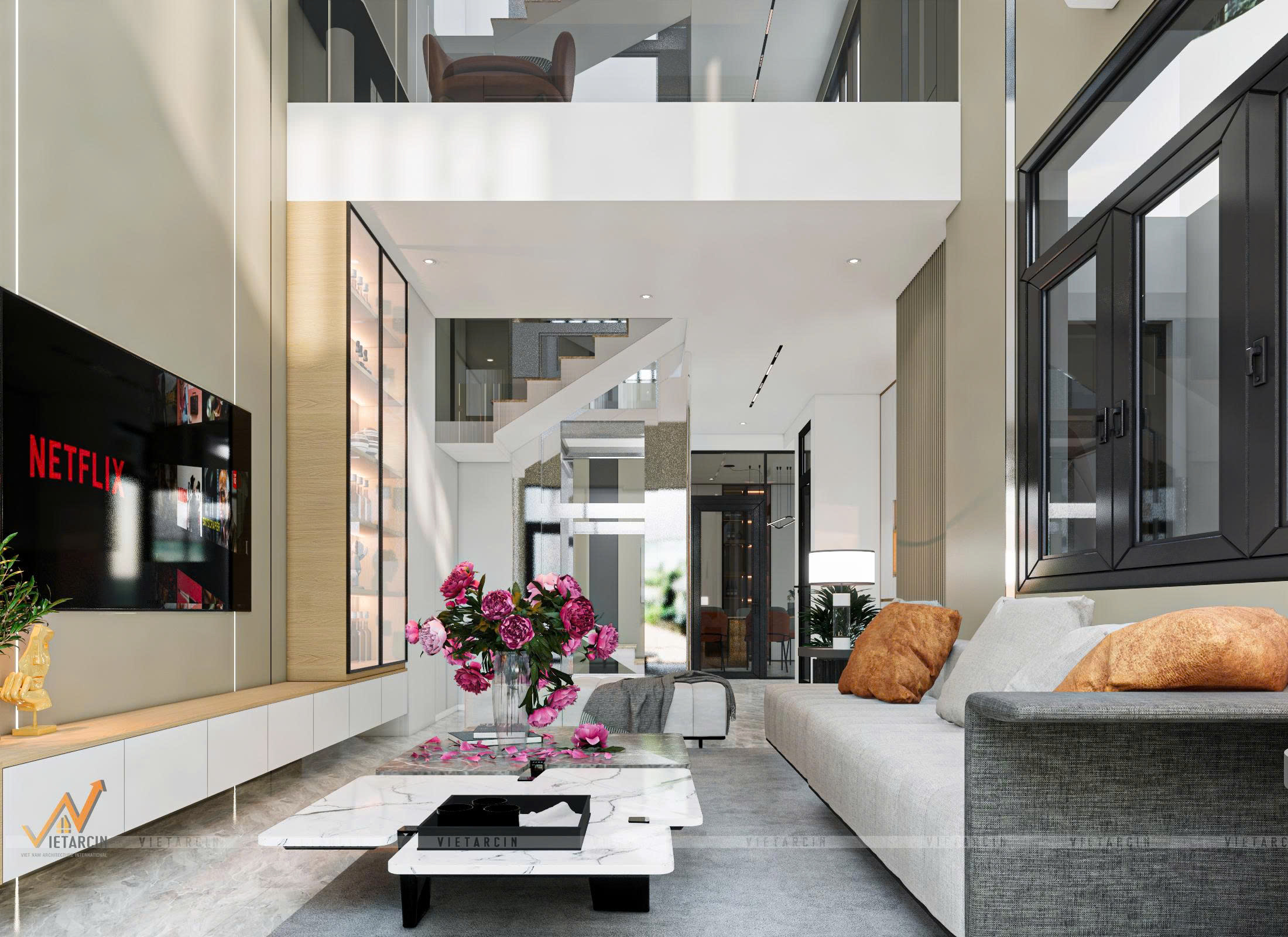 Thiết kế nội thất nhà phố anh Thành Quận 6 - 33