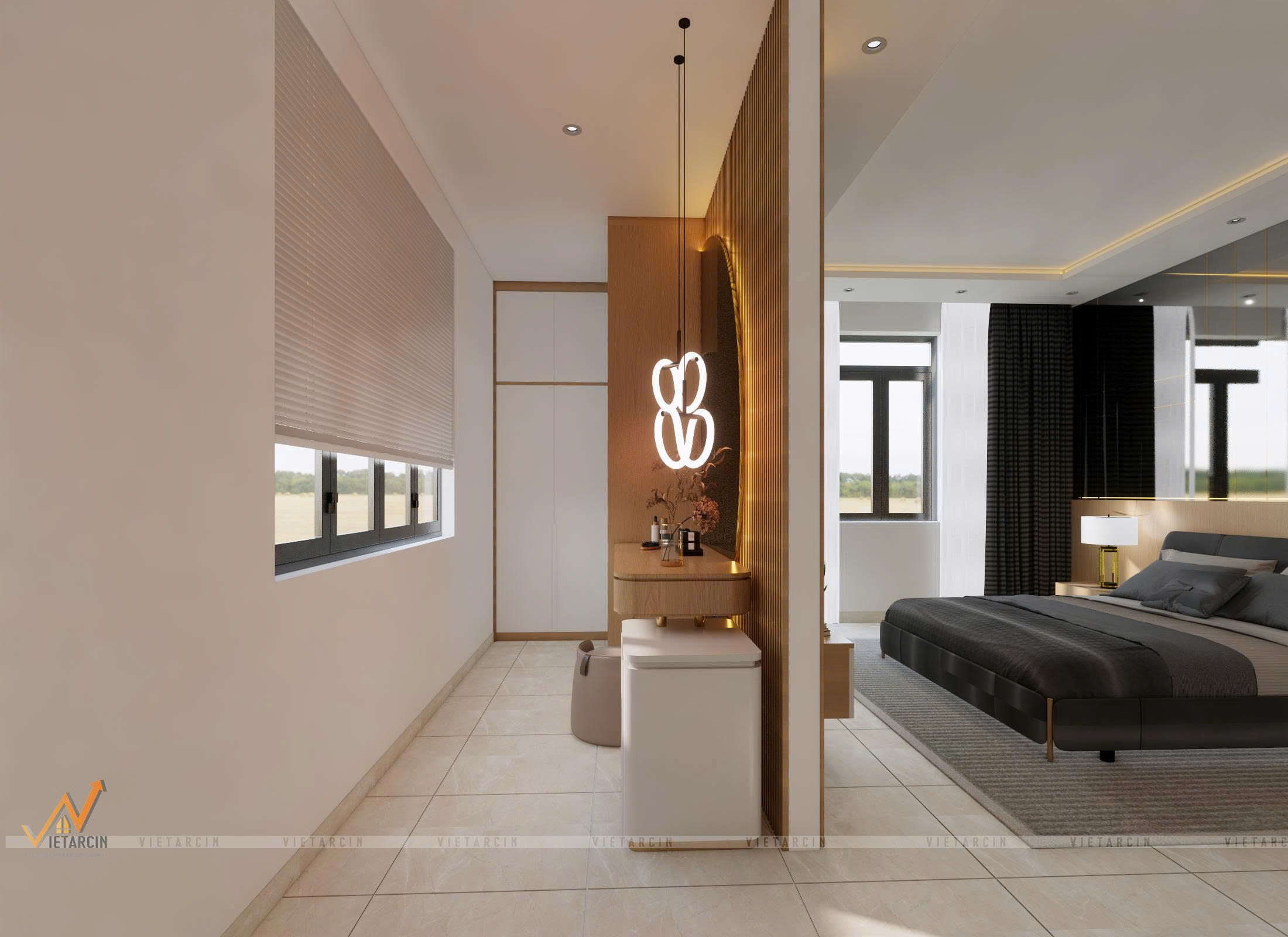 Thiết kế nội thất nhà phố anh Thành Quận 6 - 8