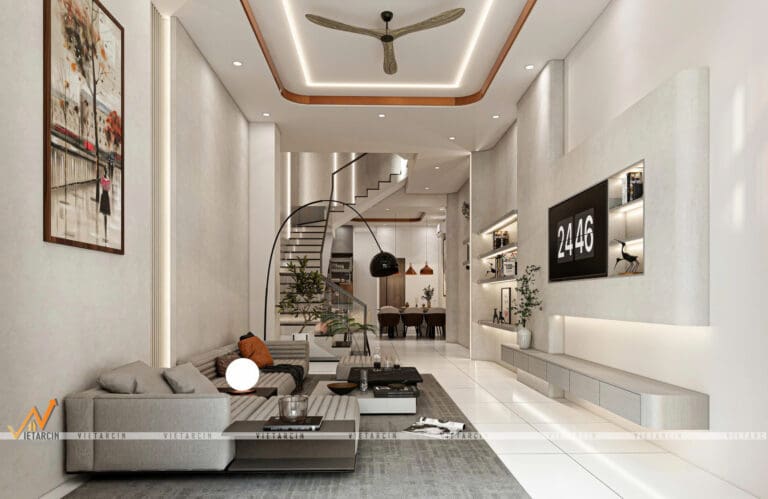 Cải tạo trọn gói nhà phố 1 trệt 2 lầu - chị Thuỷ - Gò Vấp - 11