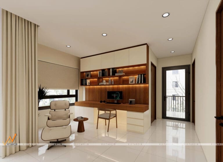 Thiết kế nội thất căn hộ chung cư 2 PN - chị Thảo - Quận 9-7