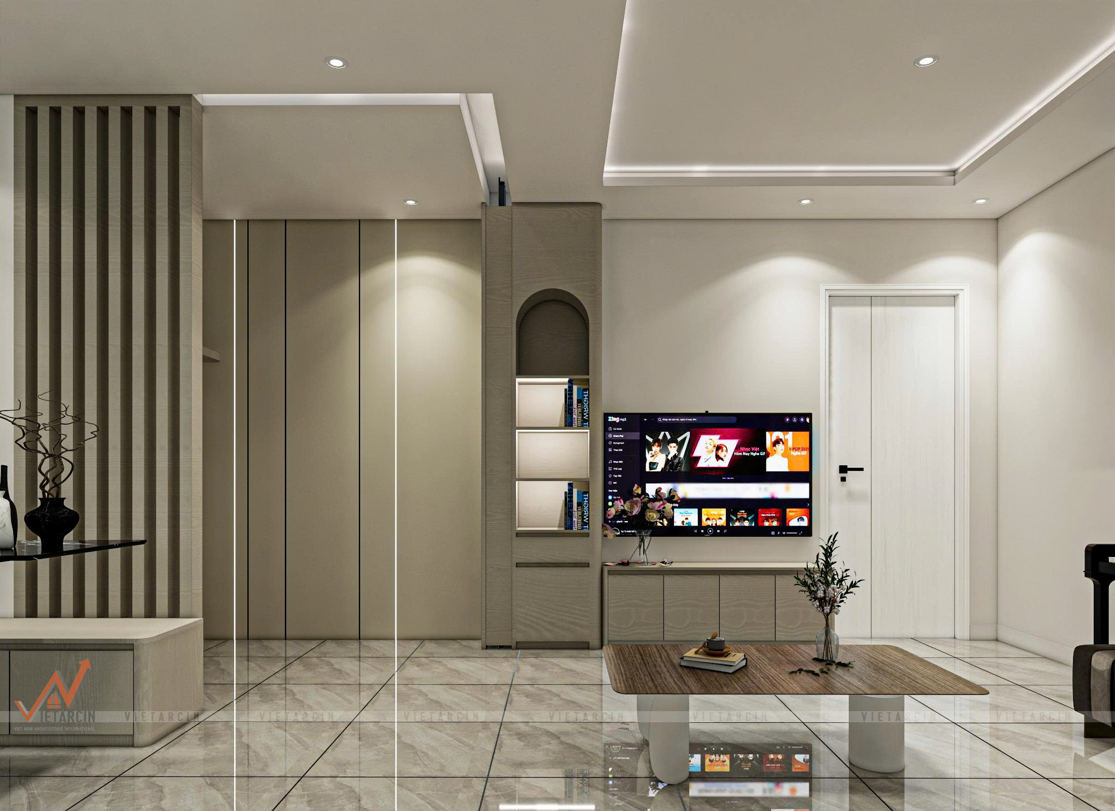 Cải tạo căn hộ chung cư 2 phòng ngủ - anh Khoa - Bình Thạnh - 1