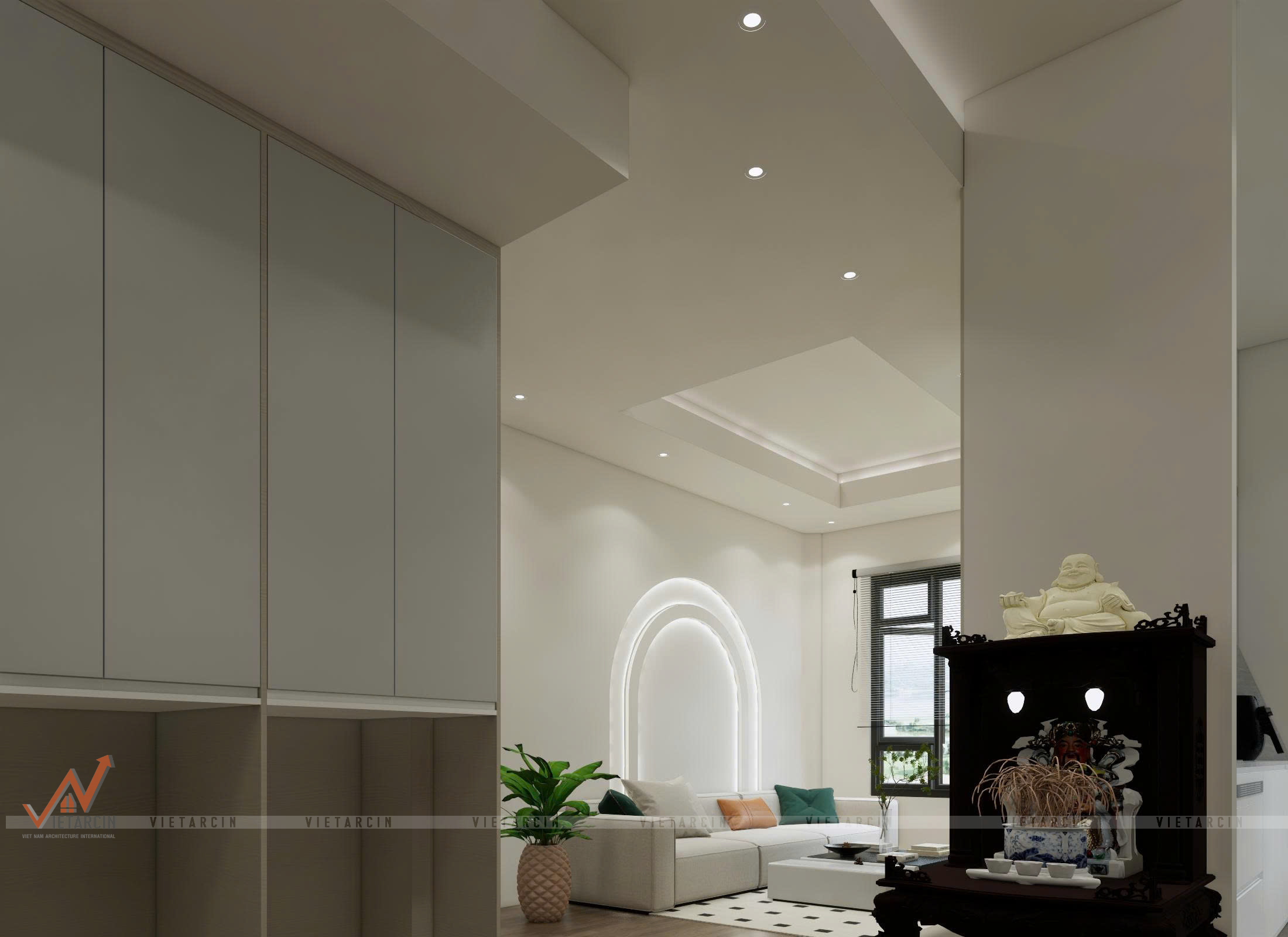 Dự án cải tạo căn hộ chung cư 85m2 - Quốc Anh - Quận 7-01