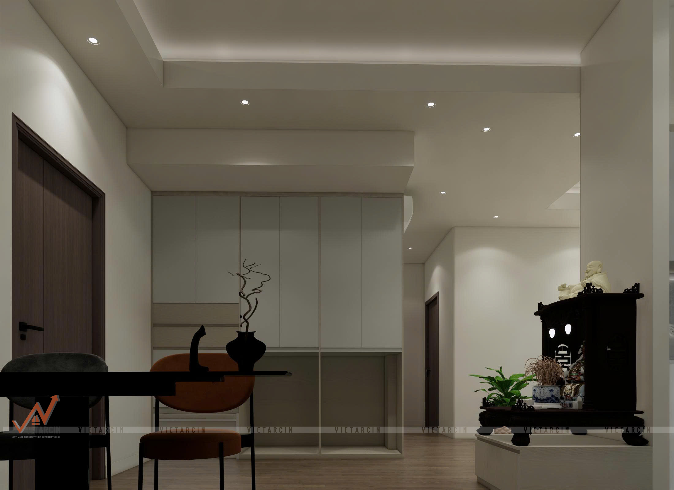 Dự án cải tạo căn hộ chung cư 85m2 - Quốc Anh - Quận 7-13