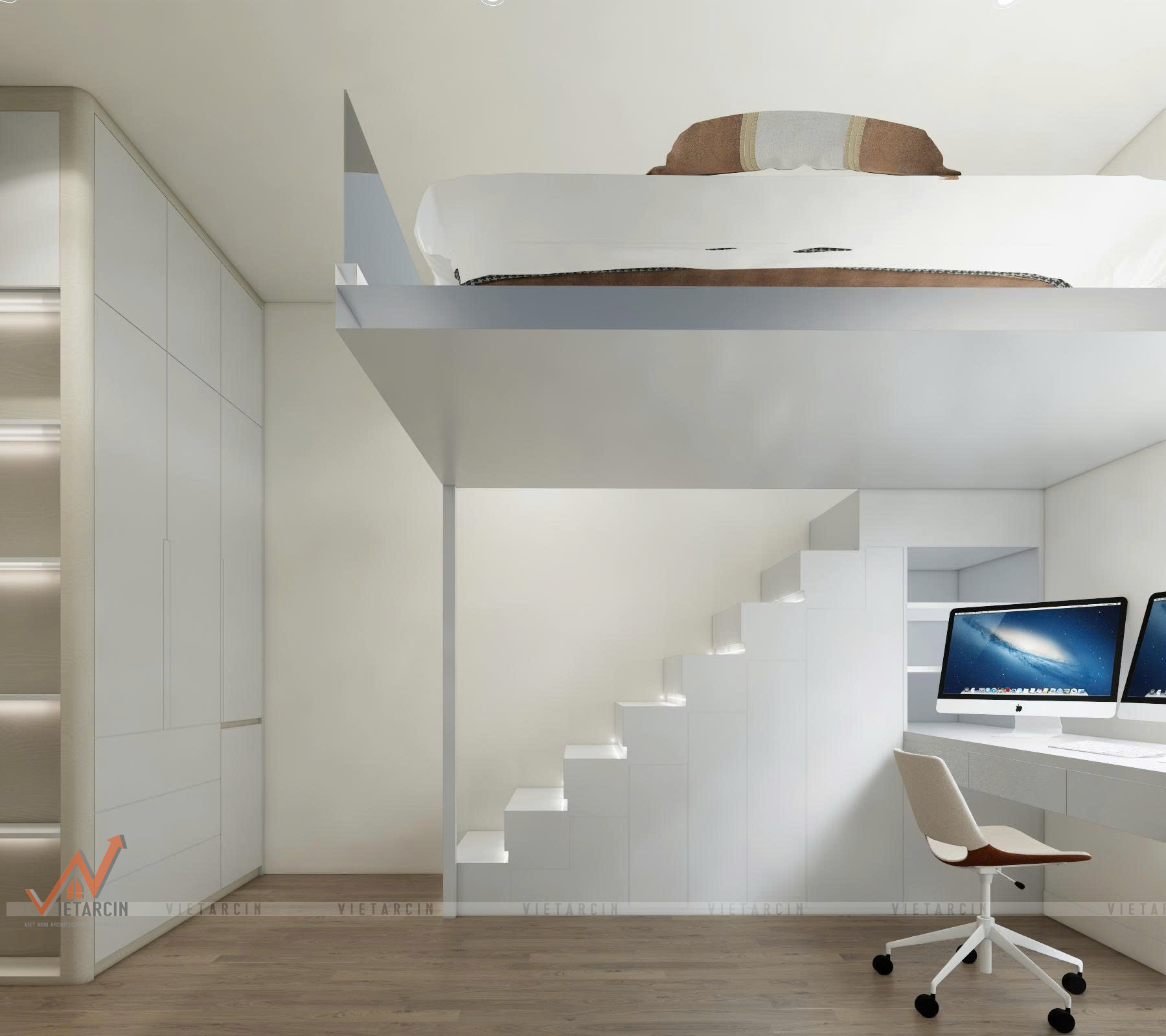 Dự án cải tạo căn hộ chung cư 85m2 - Quốc Anh - Quận 7-15