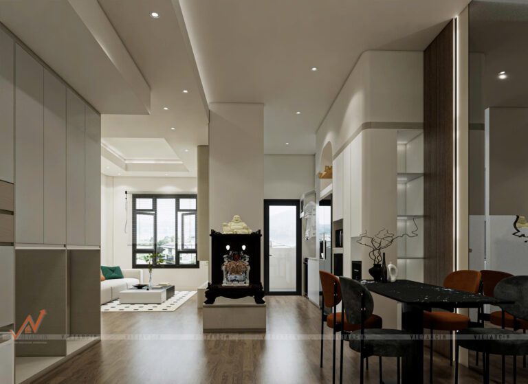 Dự án cải tạo căn hộ chung cư 85m2 - Quốc Anh - Quận 7-6