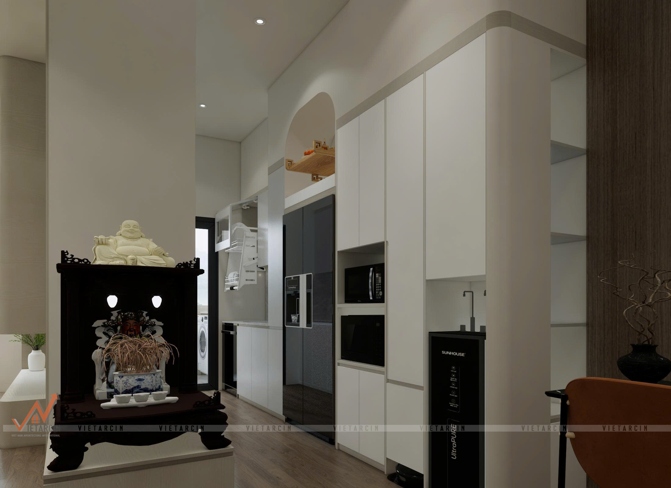 Dự án cải tạo căn hộ chung cư 85m2 - Quốc Anh - Quận 7-7