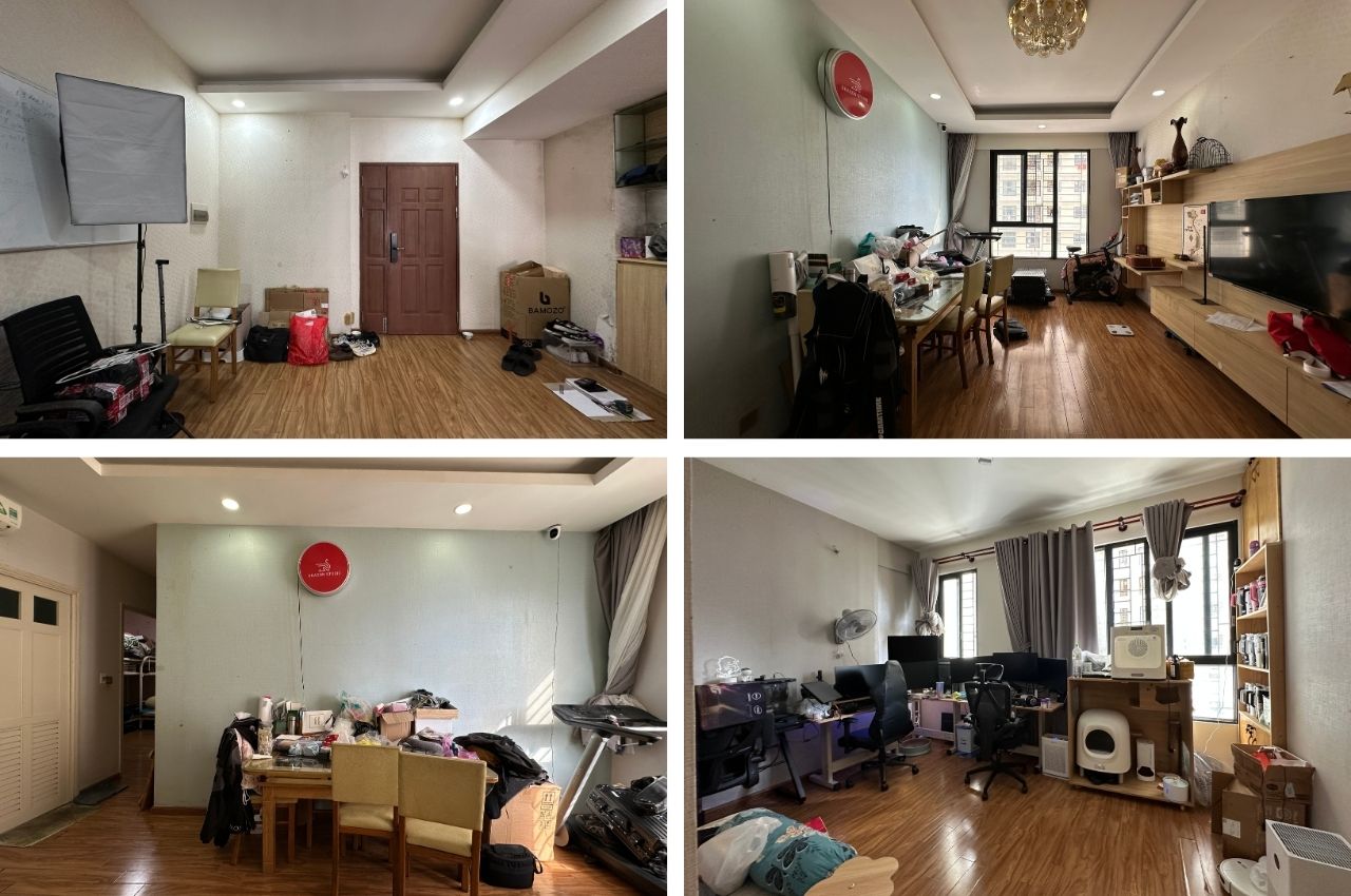 Hiện trạng dự án cải tạo căn hộ chung cư 85m2 - Quốc Anh - Quận 7