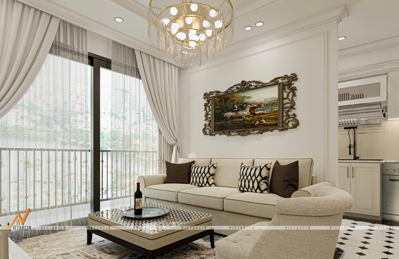 Thiết kế nội thất căn hộ Lavida Plus 3PN 90m2 - Quận 7 - 2