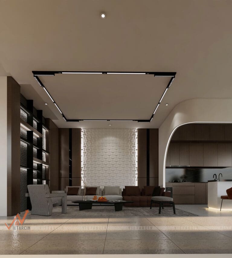 Thiết kế nội thất nhà ở kết hợp văn phòng - Anh Giáp - Biên Hoà - 2