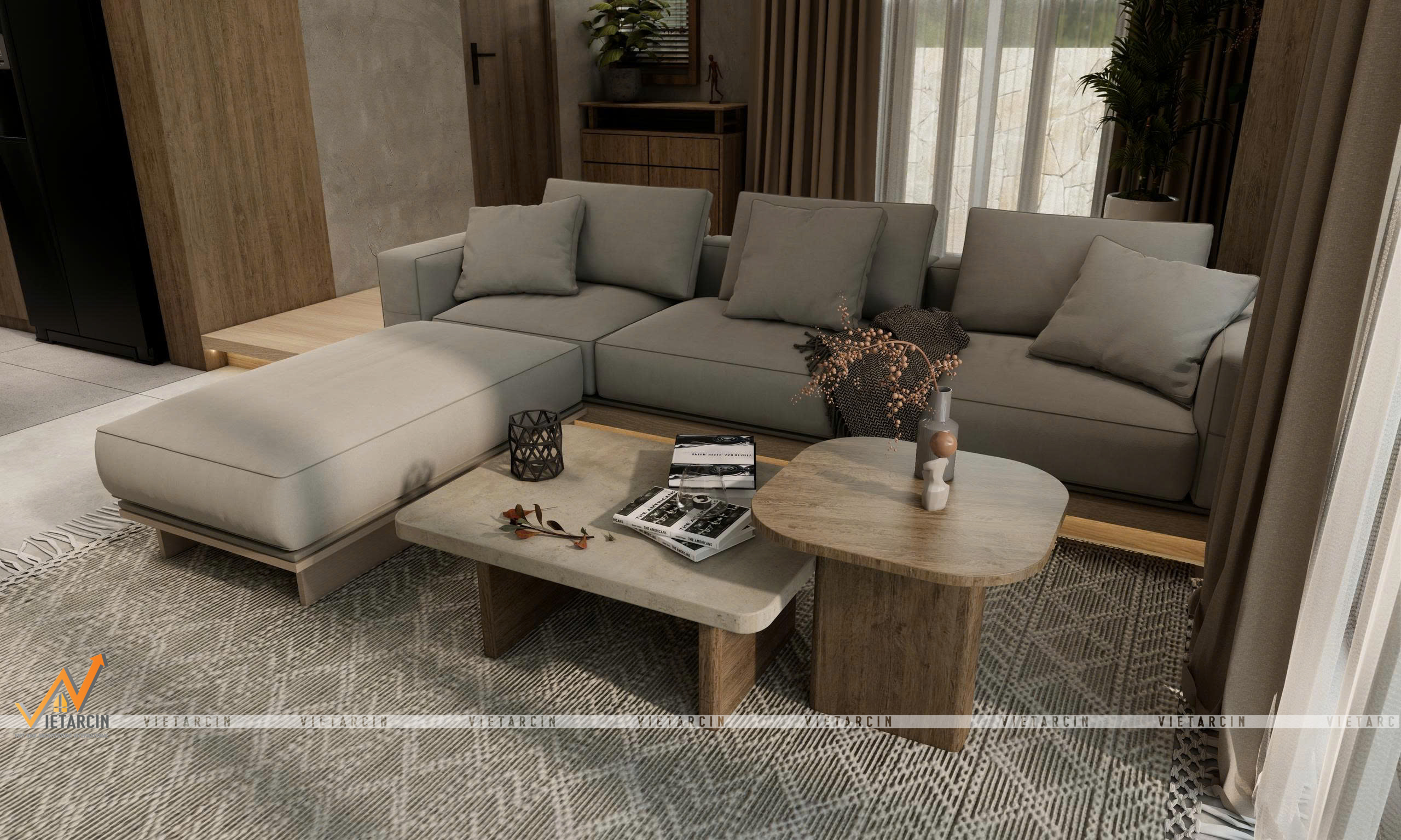 Dự án thiết kế nội thất Villa anh Khang - Bình Dương - 10