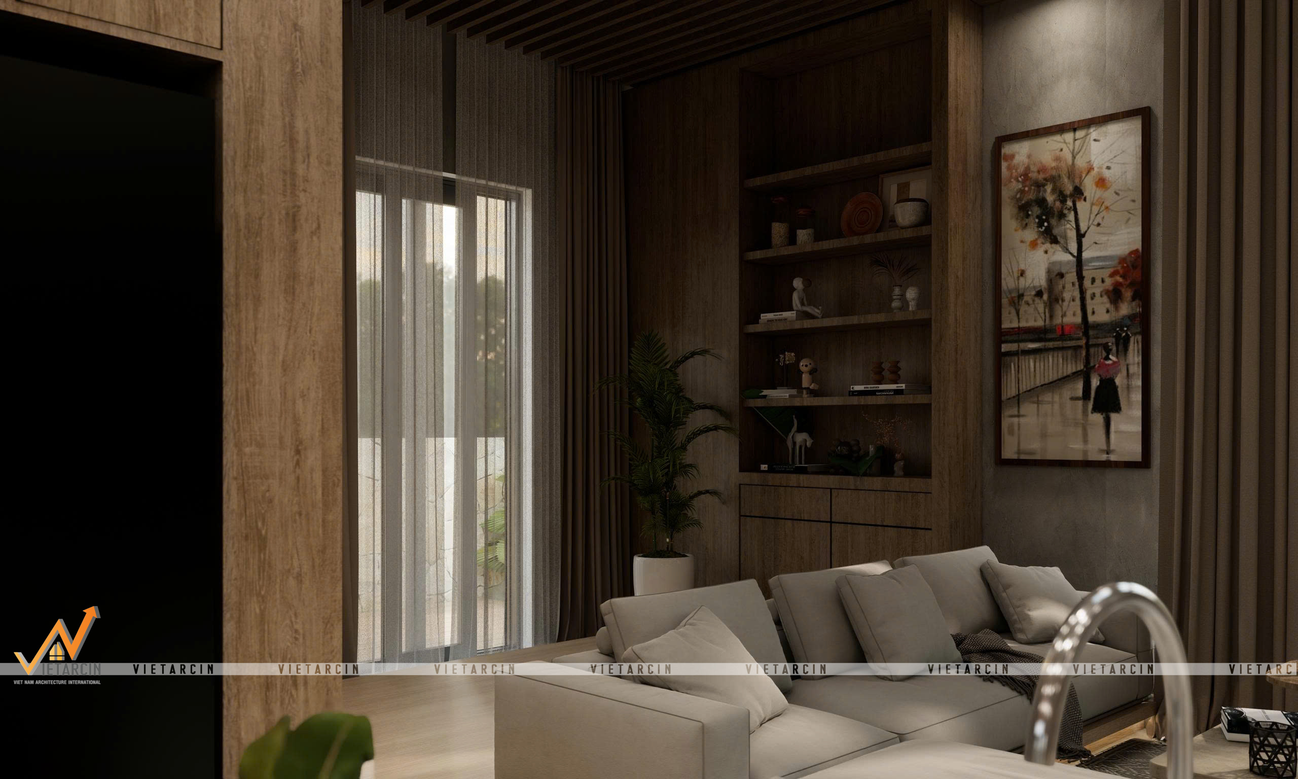 Dự án thiết kế nội thất Villa anh Khang - Bình Dương - 3