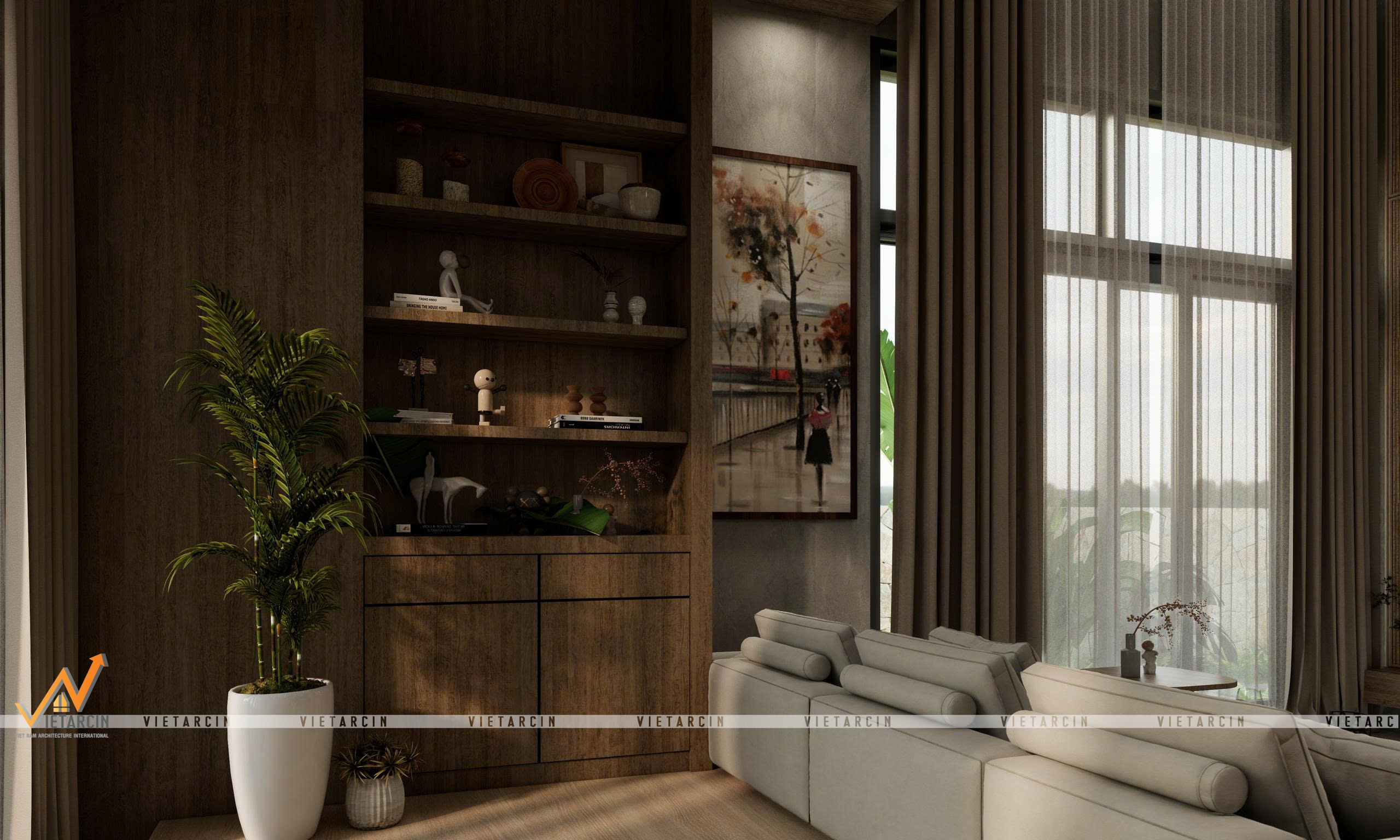 Dự án thiết kế nội thất Villa anh Khang - Bình Dương - 4