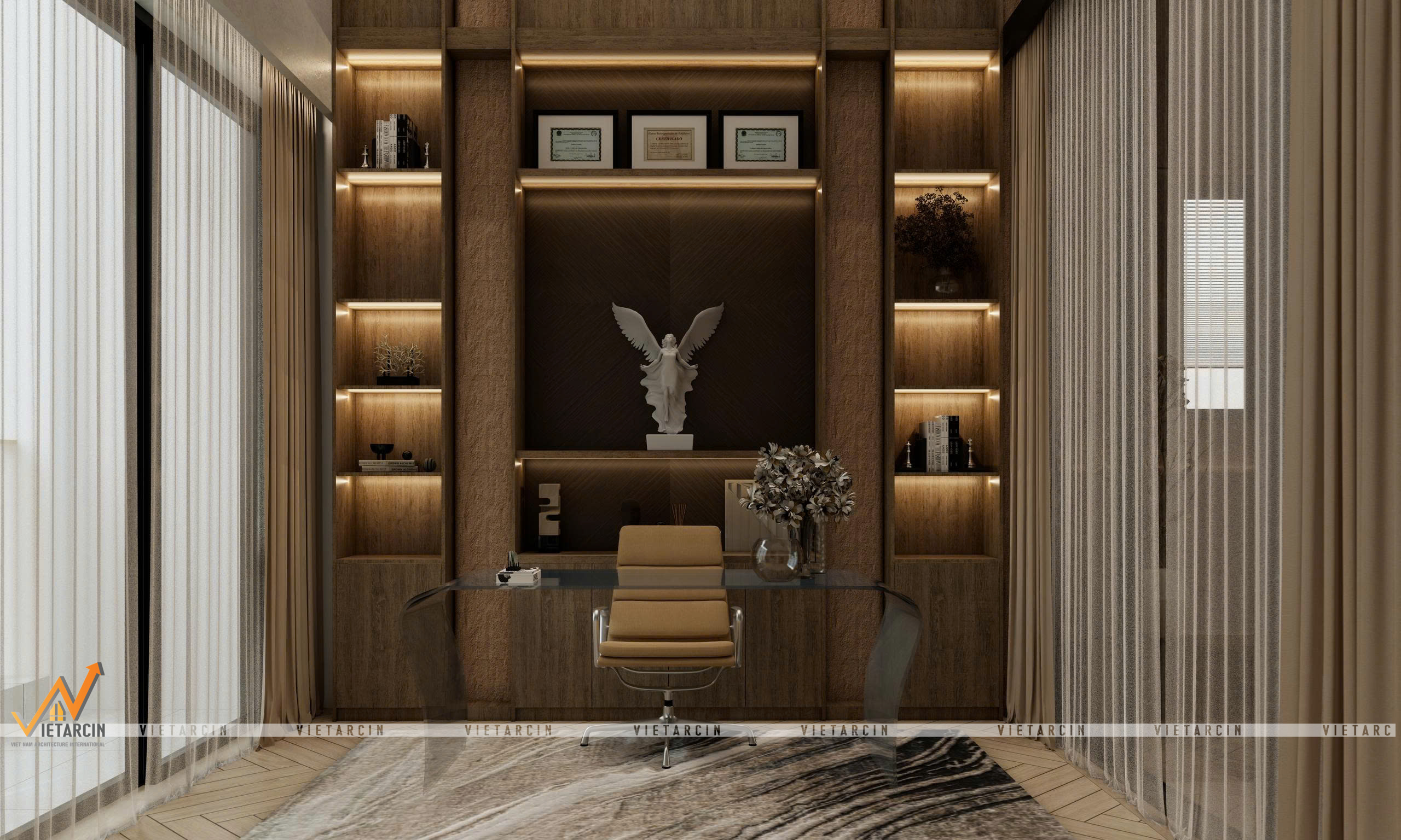 Dự án thiết kế nội thất Villa anh Khang - Bình Dương - 47