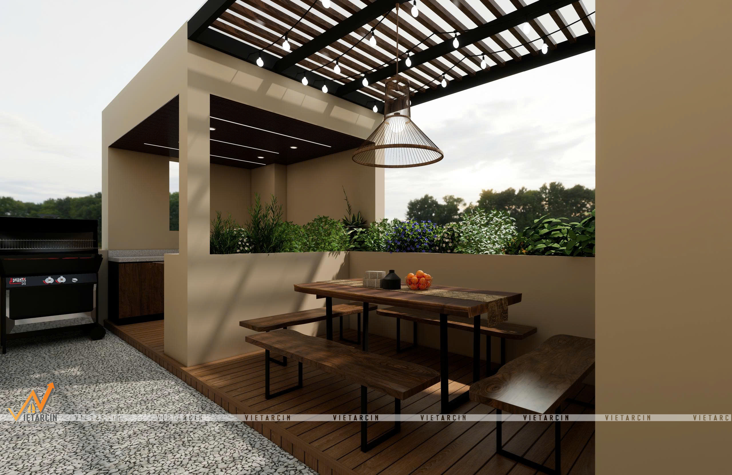 Dự án thiết kế nội thất Villa anh Khang - Bình Dương - 61