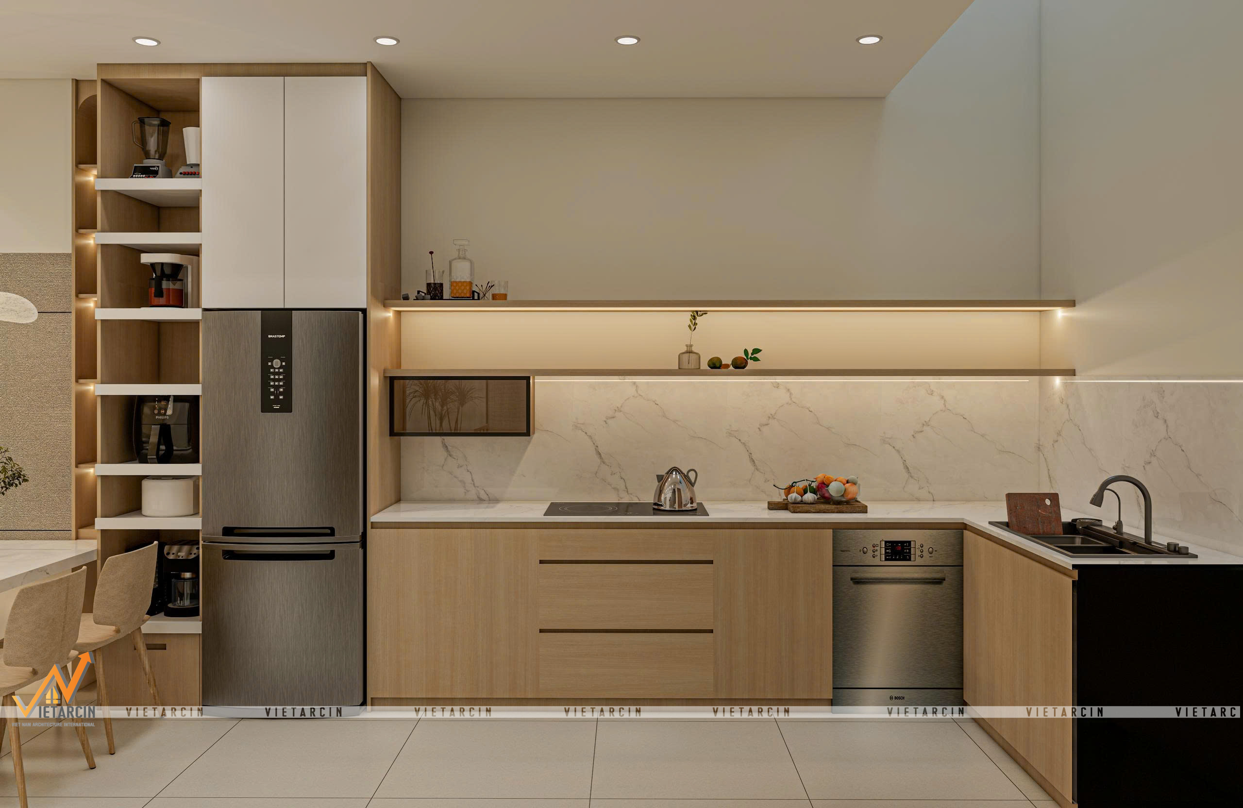 Công trình xây mới nhà phố 1 trệt 1 lầu - Chị Ngân - Nhà Bè - 12