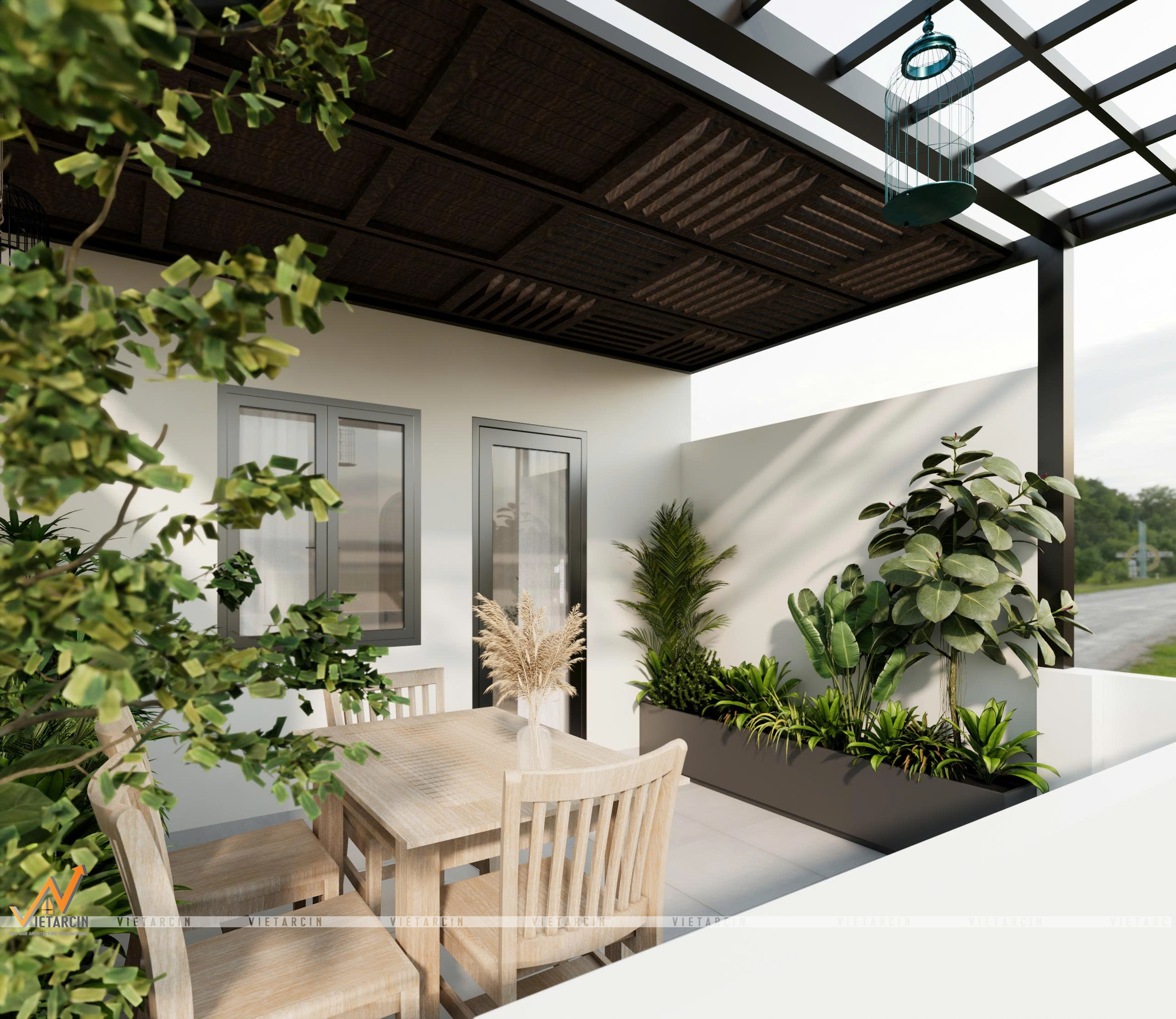 Công trình xây mới nhà phố 1 trệt 1 lầu - Chị Ngân - Nhà Bè - 42