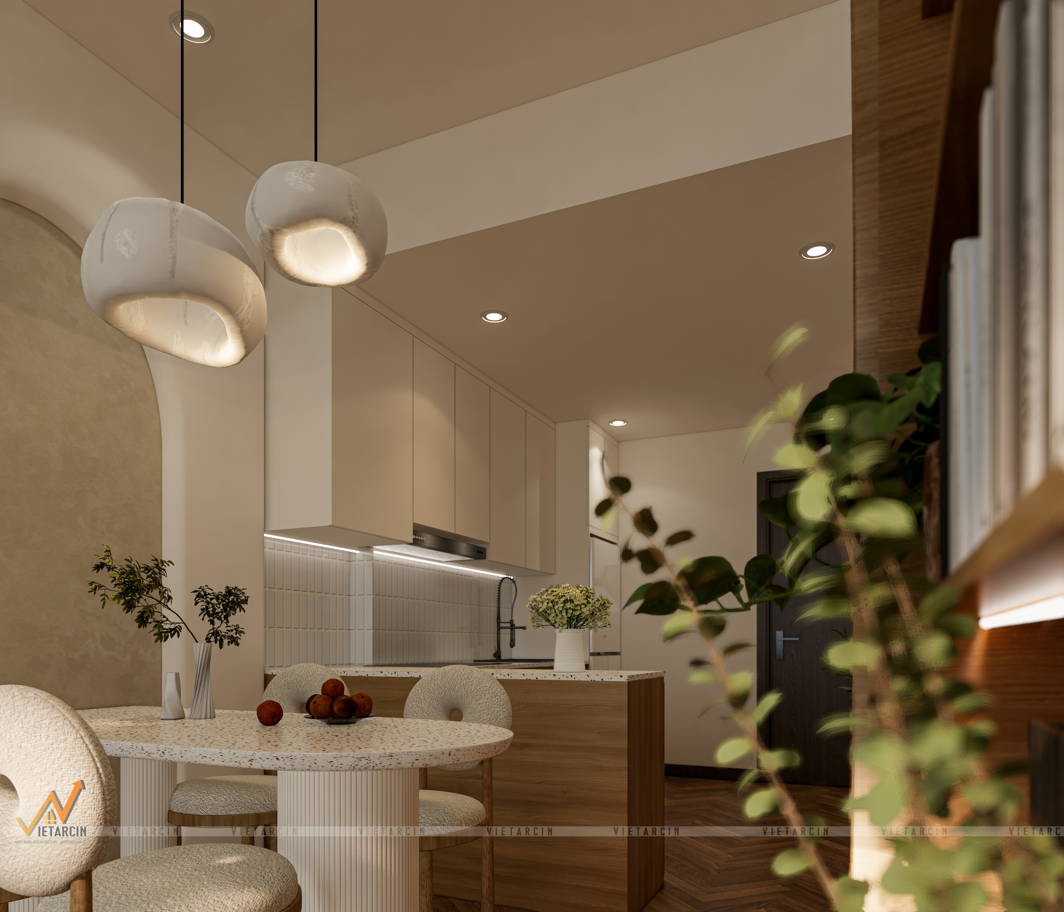 Cải tạo căn hộ 1 PN phong cách Wabi Sabi - Chị Thoa - Quận 12 - 11