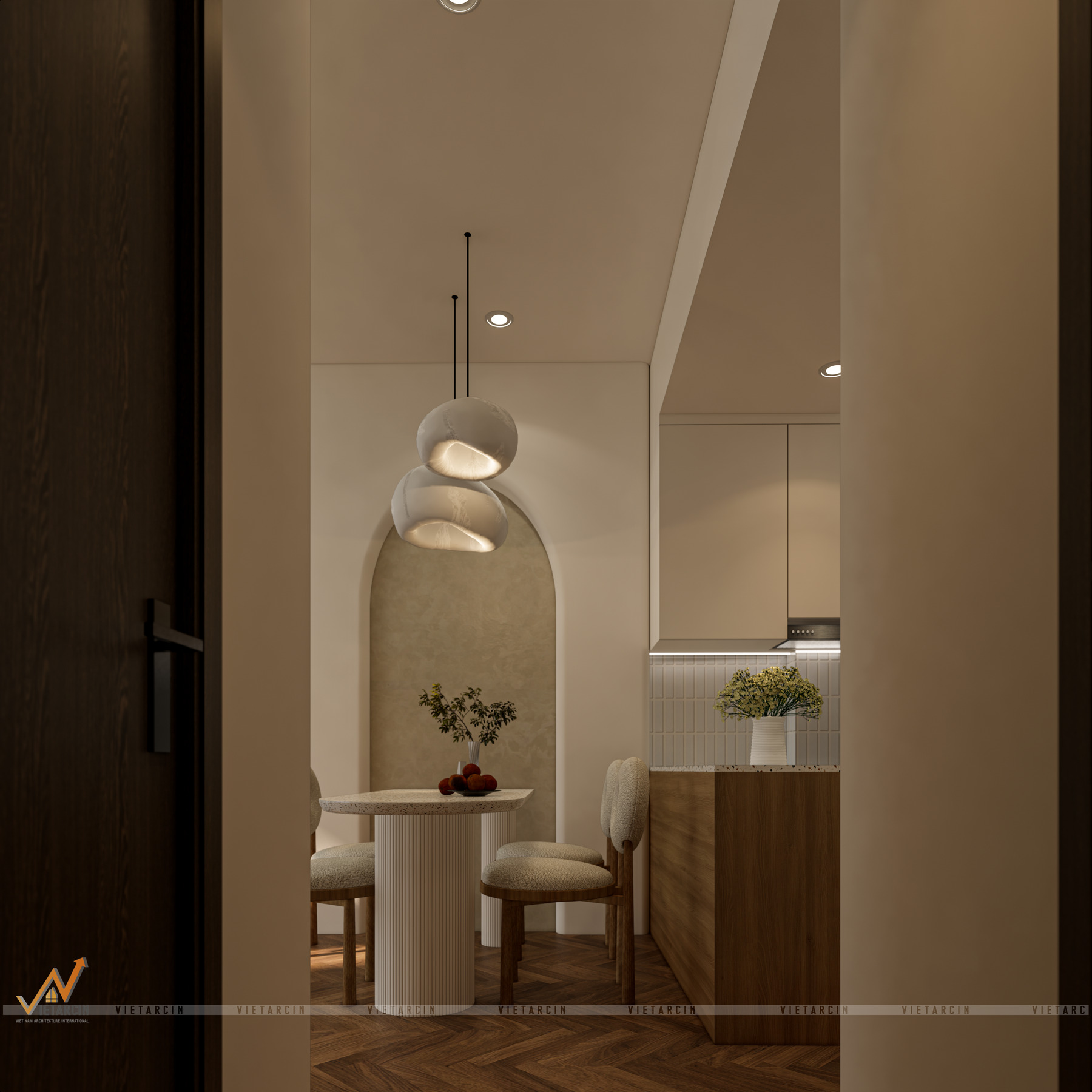 Cải tạo căn hộ 1 PN phong cách Wabi Sabi - Chị Thoa - Quận 12 - 12