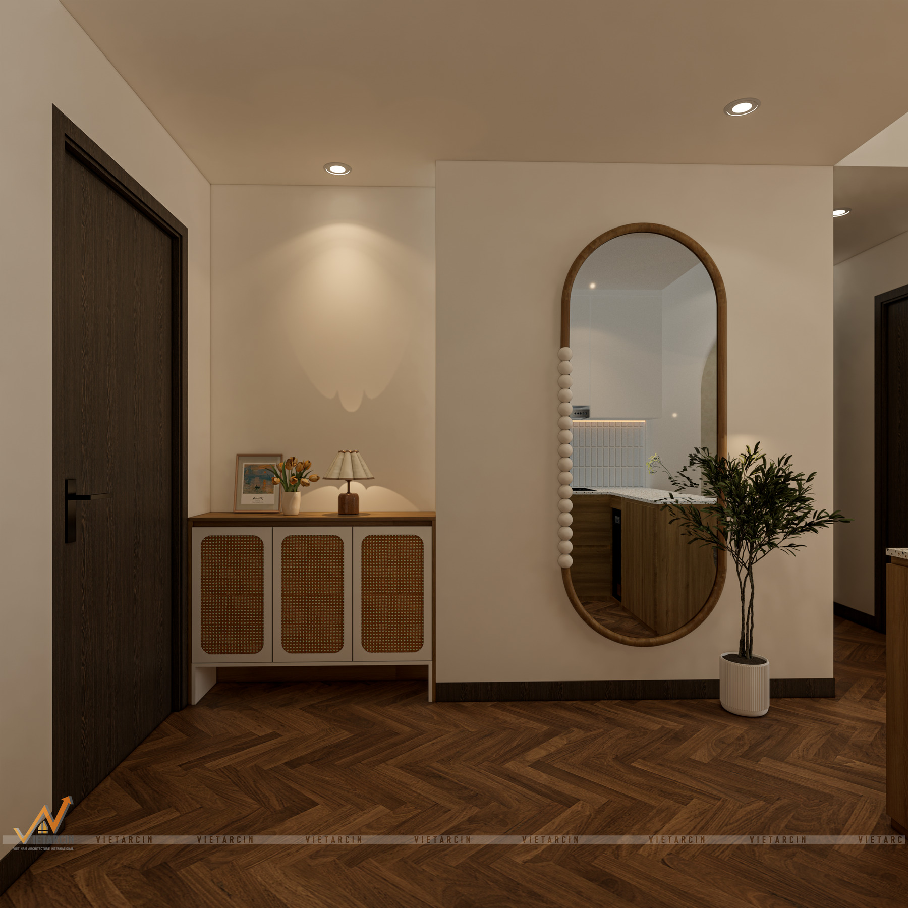 Cải tạo căn hộ 1 PN phong cách Wabi Sabi - Chị Thoa - Quận 12 - 13