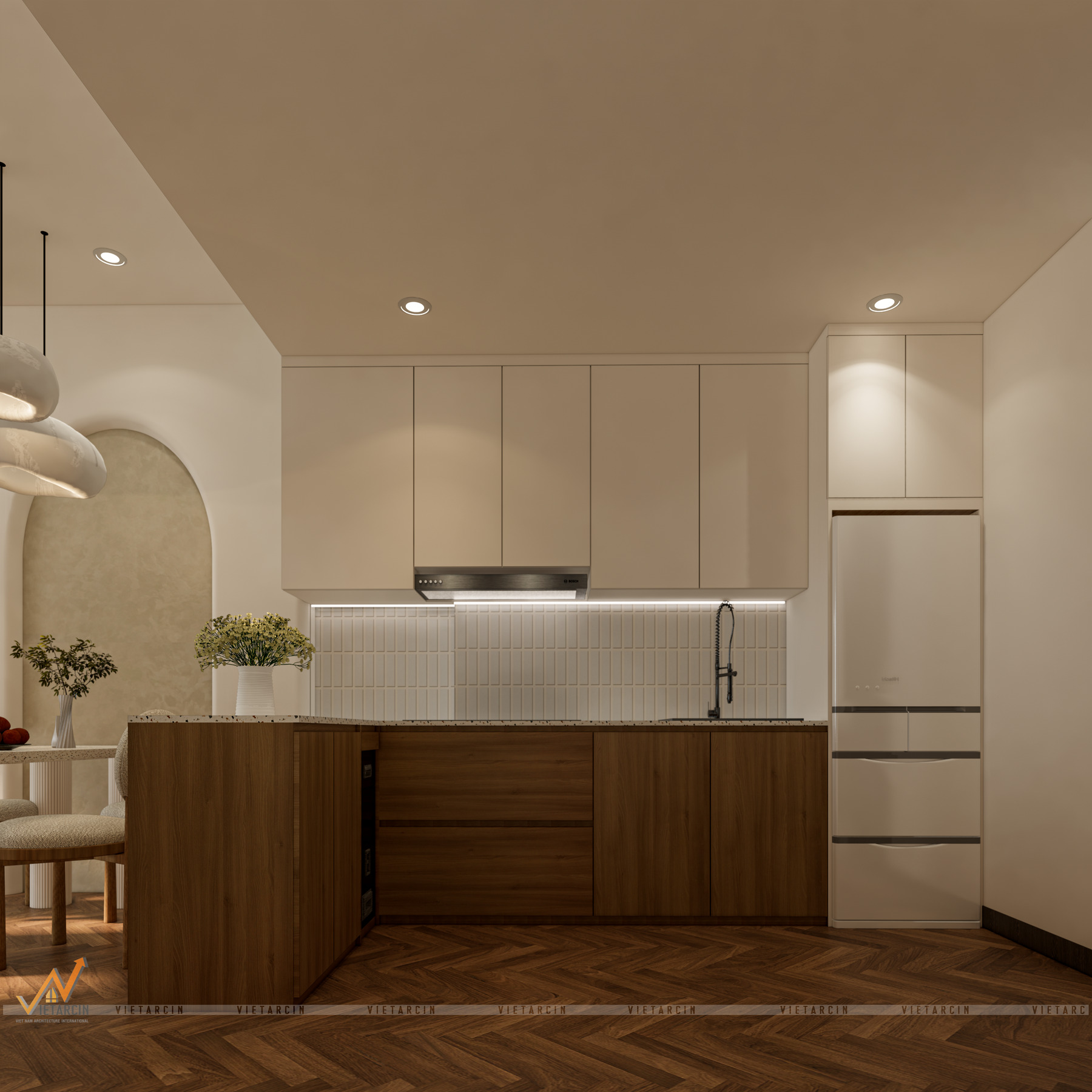 Cải tạo căn hộ 1 PN phong cách Wabi Sabi - Chị Thoa - Quận 12 - 14