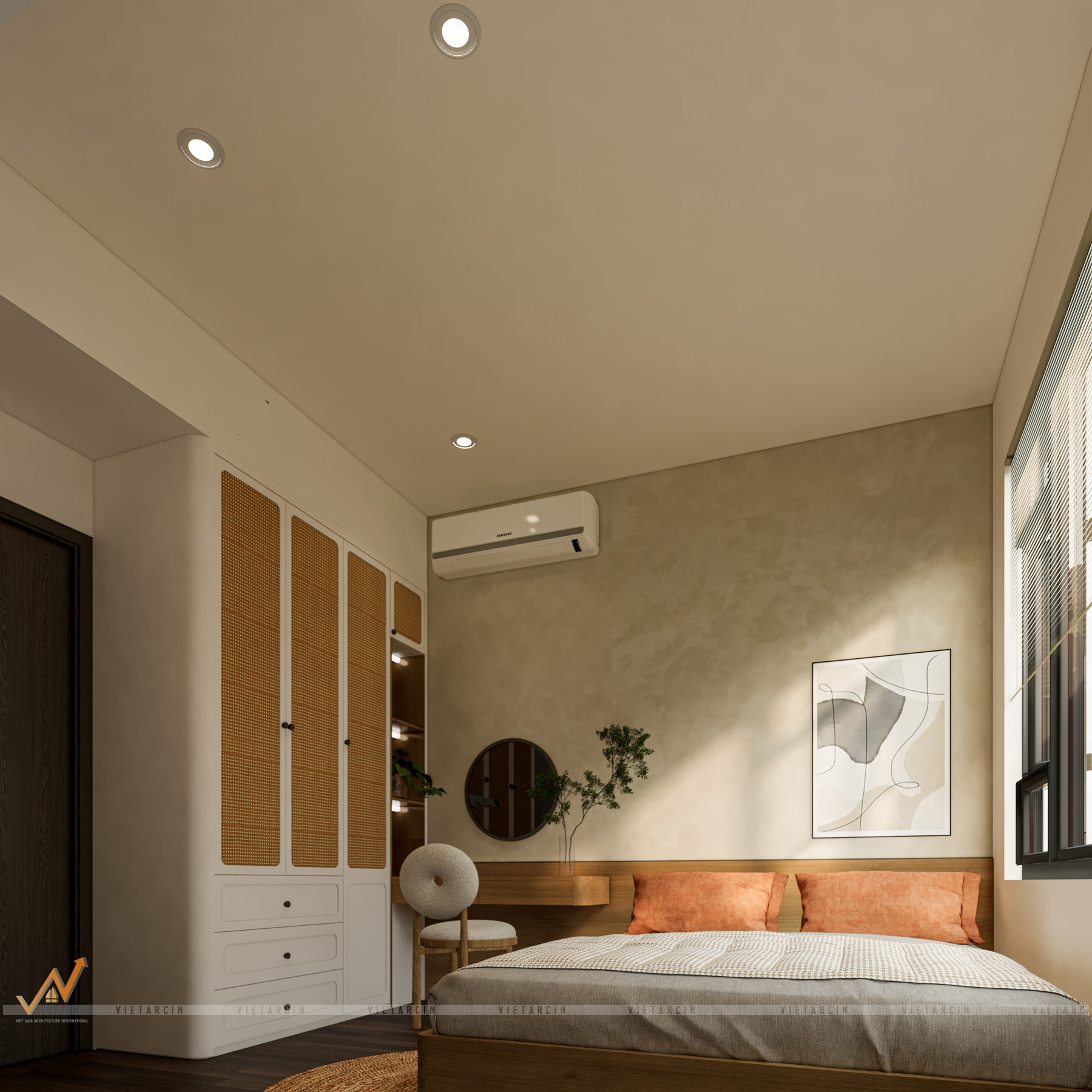 Cải tạo căn hộ 1 PN phong cách Wabi Sabi - Chị Thoa - Quận 12 - 19