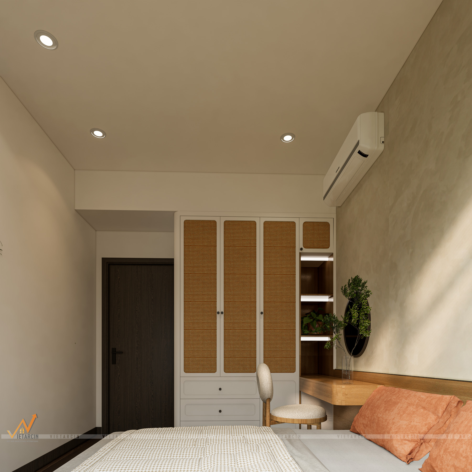 Cải tạo căn hộ 1 PN phong cách Wabi Sabi - Chị Thoa - Quận 12 - 20