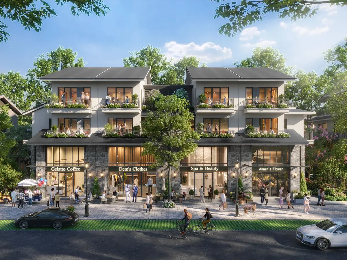 Nhà Phố Hiện Đại Kết Hợp Shophouse/Kinh Doanh