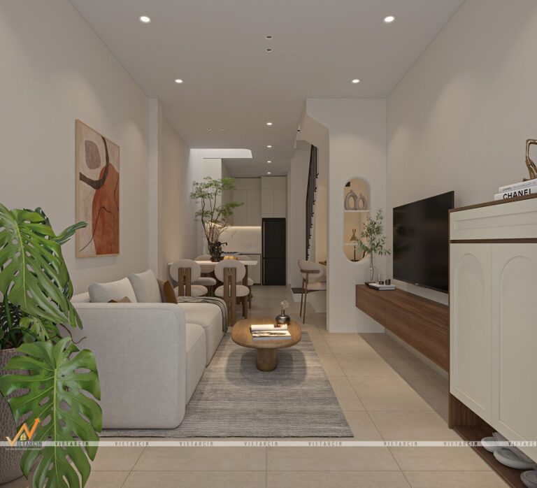 Dự án cải tạo nhà phố trọn gói 1 trệt 2 lầu - chị Chi - Quận 5