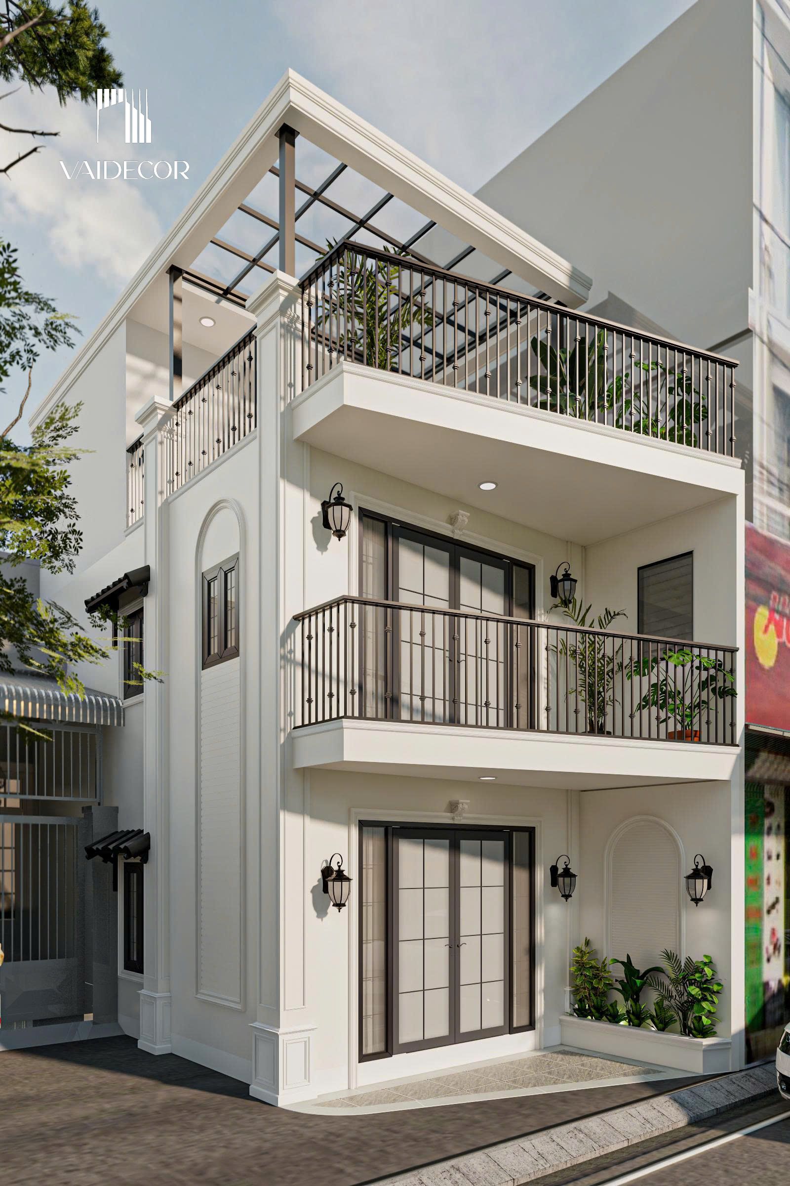 Thiết kế trọn gói nhà phố Tân Cổ Điển - Chị Chi - Quận 3 2 Thiết kế trọn gói nhà phố Tân Cổ Điển - Chị Chi - Quận 3-1