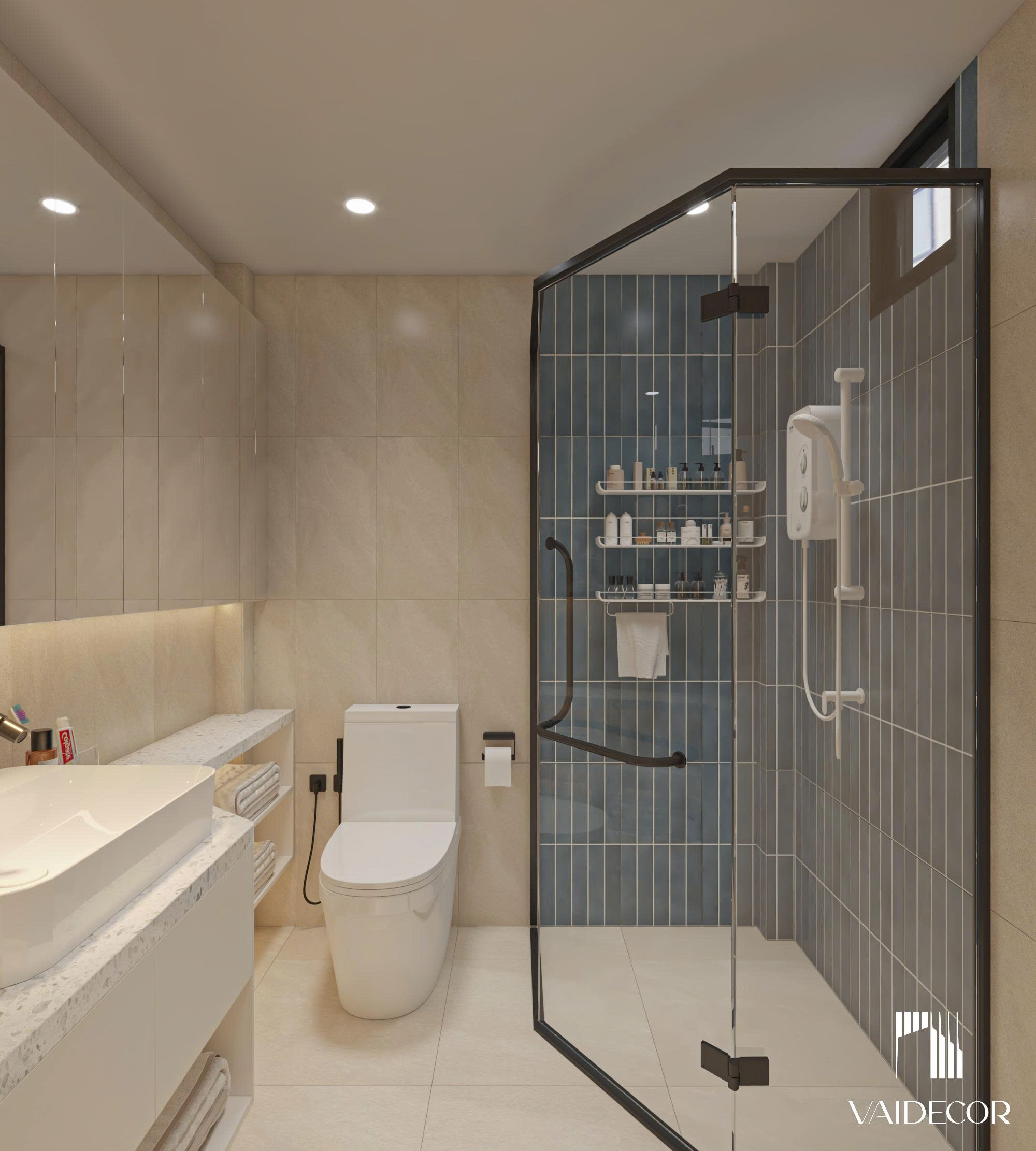 Cải tạo trọn gói nhà phố phong cách Địa Trung Hải - anh Để - Quận 11 14 Cải tạo trọn gói nhà phố phong cách Địa Trung Hải - anh Để - Quận 11-14