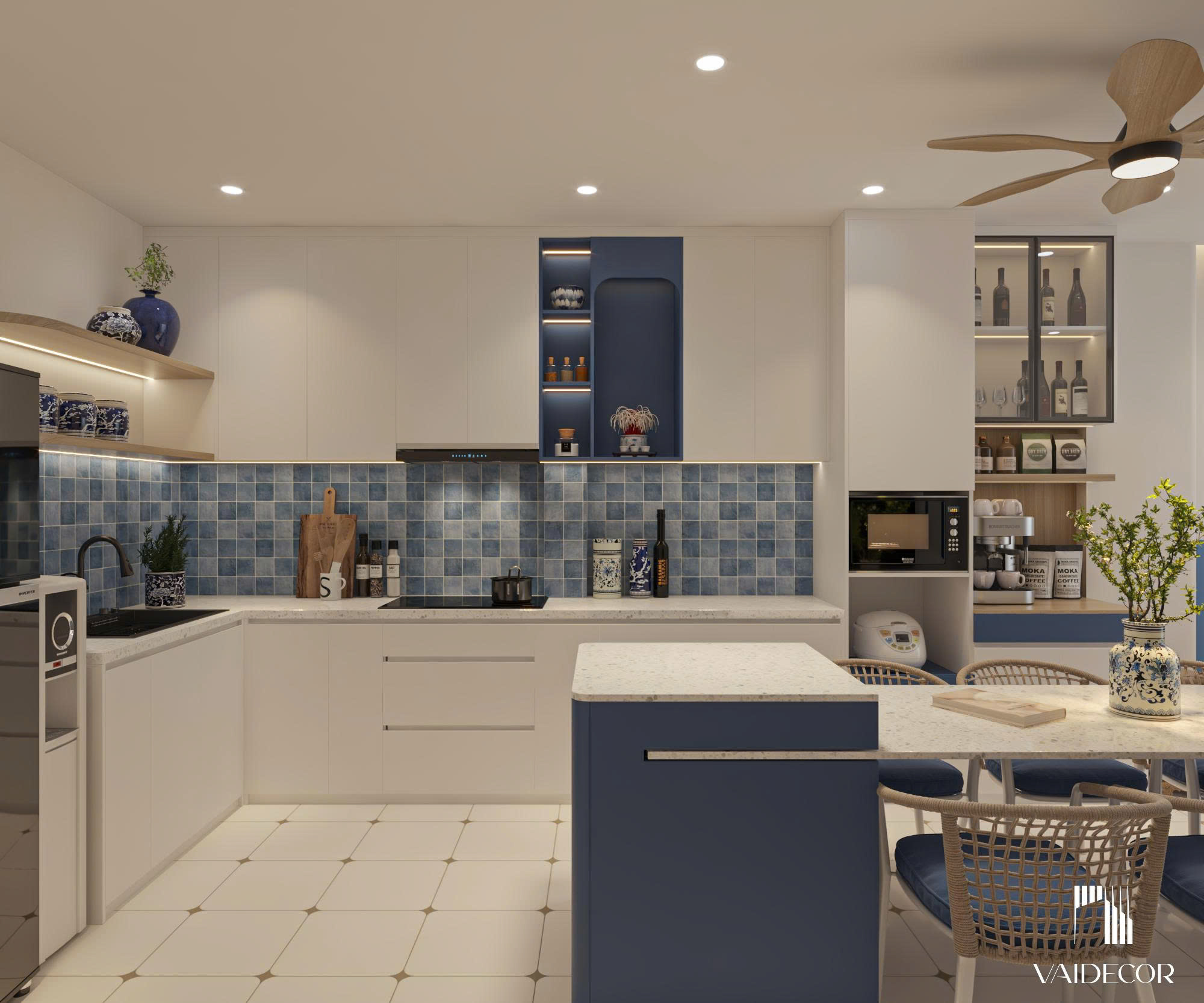 Cải tạo trọn gói nhà phố phong cách Địa Trung Hải - anh Để - Quận 11 8 Cải tạo trọn gói nhà phố phong cách Địa Trung Hải - anh Để - Quận 11-7