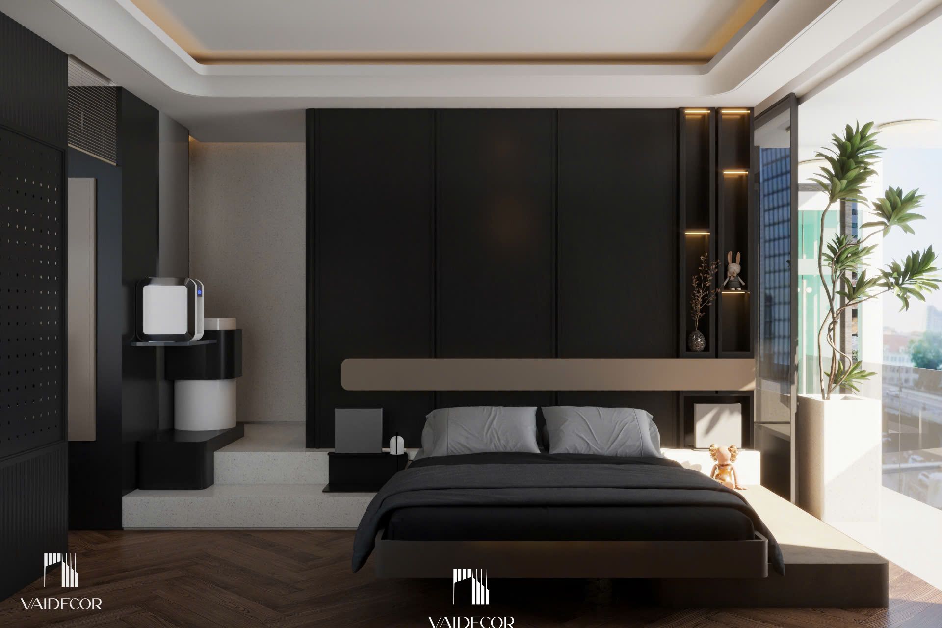 Thi công nội thất 2 phòng ngủ 60m2 - anh minh - Quận 1-1