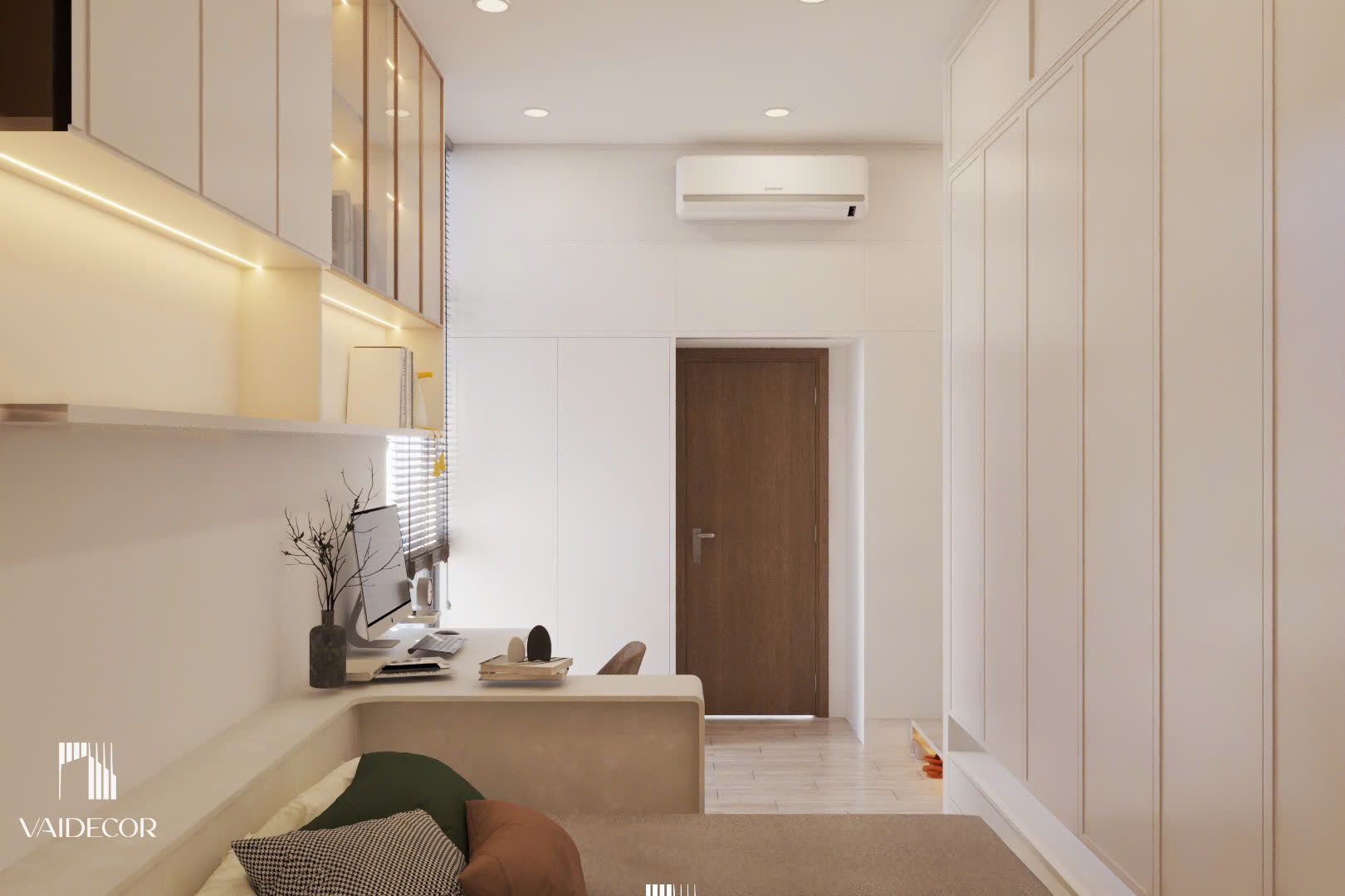 Thi công nội thất 2 phòng ngủ 60m2 - anh minh - Quận 1 14 Thi công nội thất 2 phòng ngủ 60m2 - anh minh - Quận 1-13