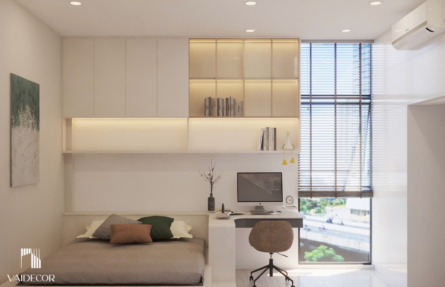 Thi công nội thất 2 phòng ngủ 60m2 - anh minh - Quận 1 15 Thi công nội thất 2 phòng ngủ 60m2 - anh minh - Quận 1-14